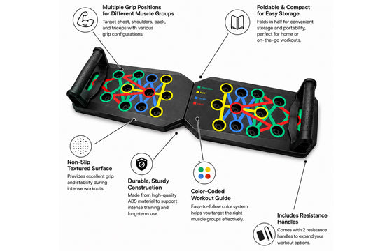 Foldable Gym Push-up  Board